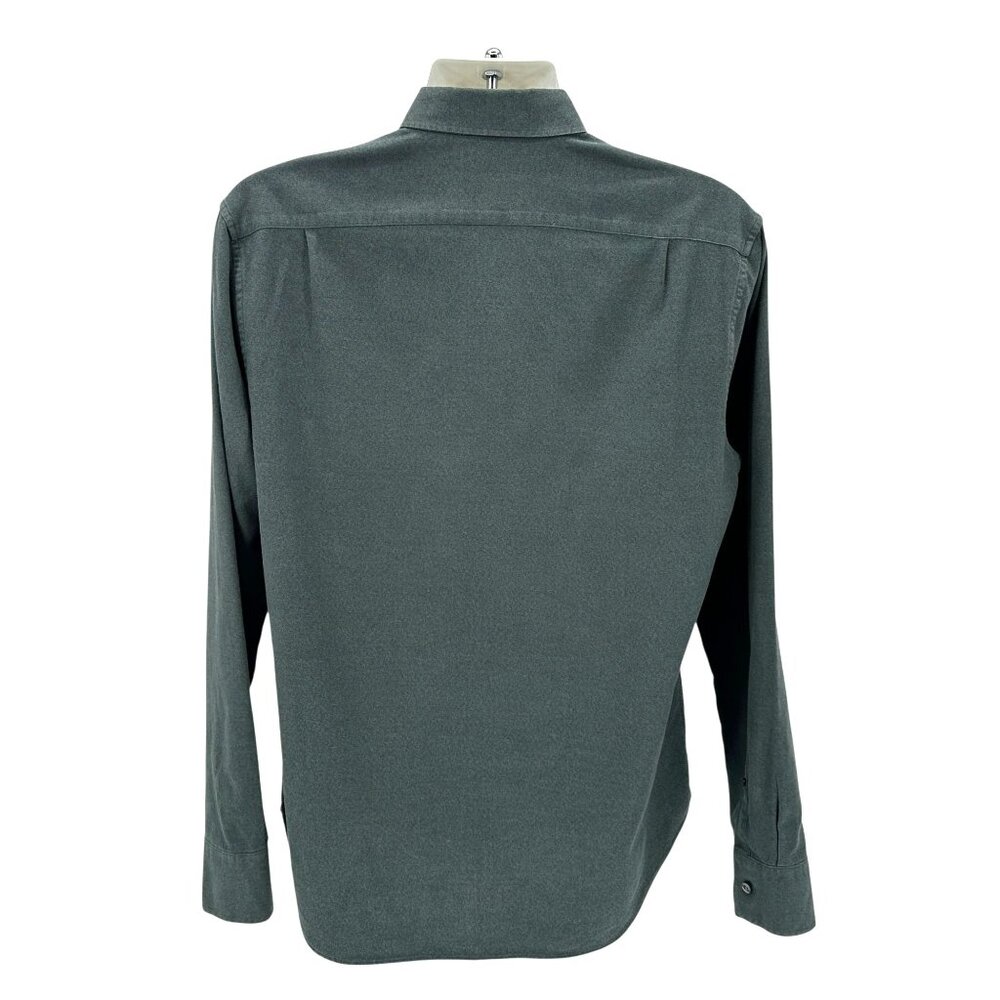 Bonobos Mens Medium Button Shirt Standard Fit Long Sleeve Green Cotton - Picture 3 of 5